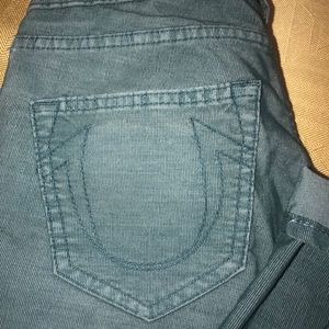 True religion brand jeans corduroy skinny pant